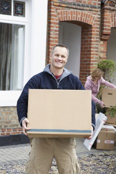 Removal team planning a move on a Notting Hill residential street