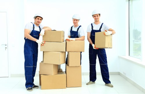 Local removals team planning a flat relocation with access considerations