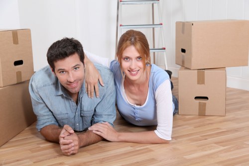 Local commercial movers handling office equipment and furniture
