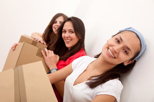 Careful handling of boxes and home contents in West London