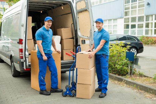 Experienced movers managing a residential or business move in Notting Hill
