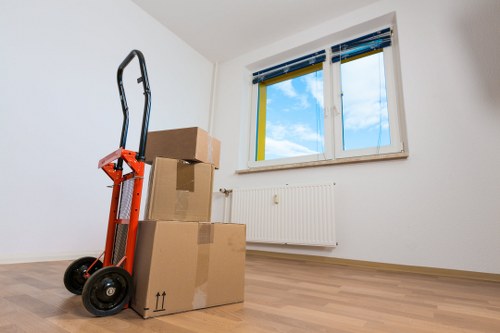Furniture loading and transport for a Notting Hill property move