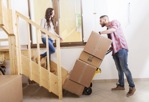 Removal truck for flat and business moves in west London